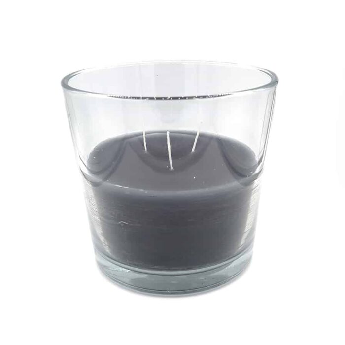 Kaars in Glas Dark Grey