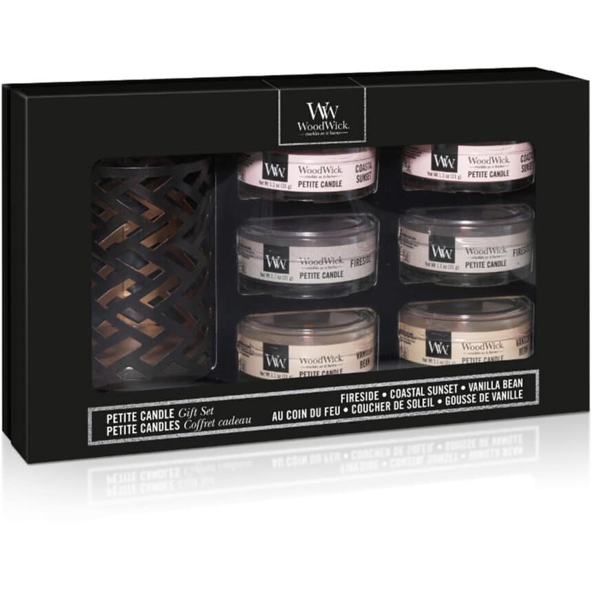 WoodWick Deluxe Gift Set Six Petite Candles De online kaarsenwinkel