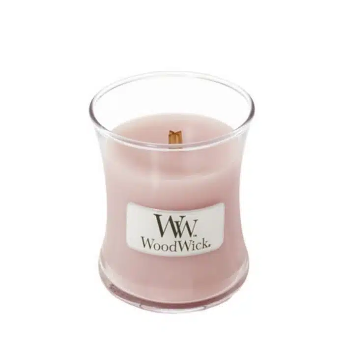 Woodwick Rosewood mini candle
