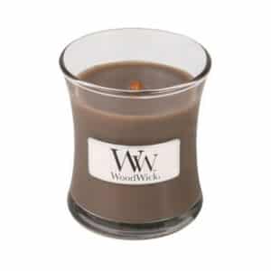 Woodwick Medium Candle White Teak | WoodWick Winkel