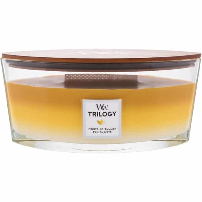 WoodWick Trilogy Fruits of Summer Ellipse Candle