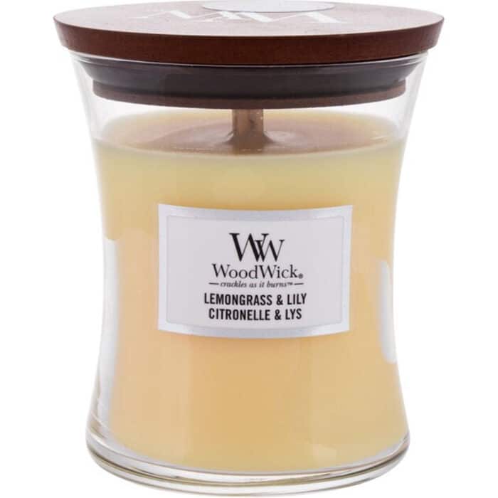 WoodWick Lemongrass & Lily Medium Candle