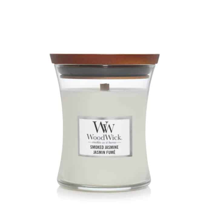 WoodWick Smoked Jasmine Medium Candle
