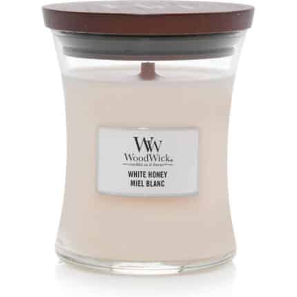 WoodWick White Honey Medium Candle