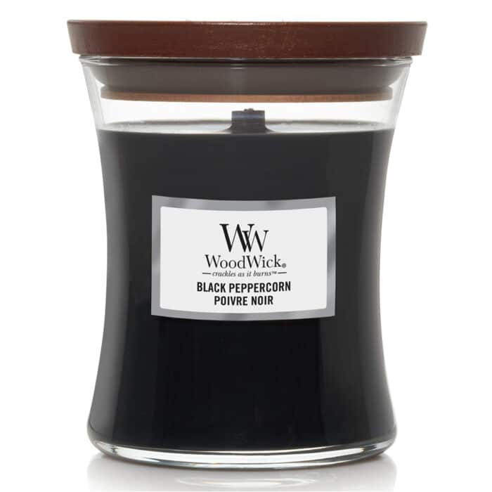 WoodWick Black Peppercorn Mini Candle