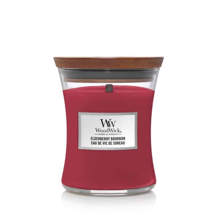 WoodWick Elderberry Bourbon Medium Candle