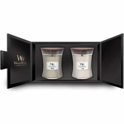WoodWick Deluxe Gift Set 2 Medium Candles
