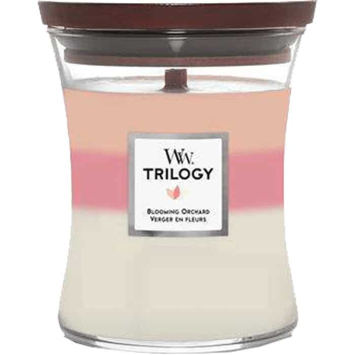 WoodWick Trilogy Blooming Orchard Medium Candle