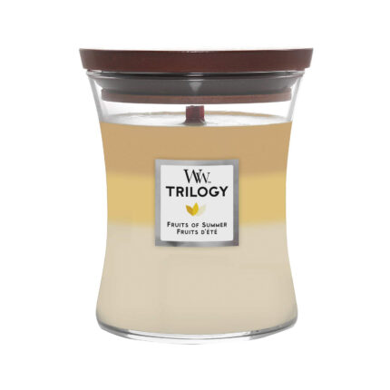 WoodWick Trilogy Fruits of Summer middelgrote kaars
