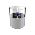 Tenderflame Lilly Glas 10CM L.Grijs