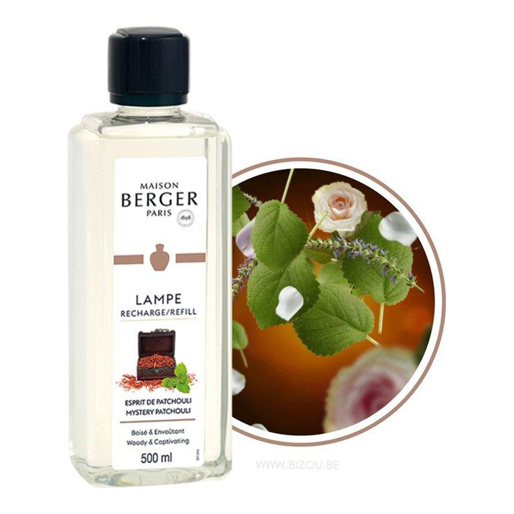 Navulling Huisparfum Maison Lampe Berger Esprit de Patchouli Mystery Patchouli 500 ml Kaars De online kaarsenwinkel